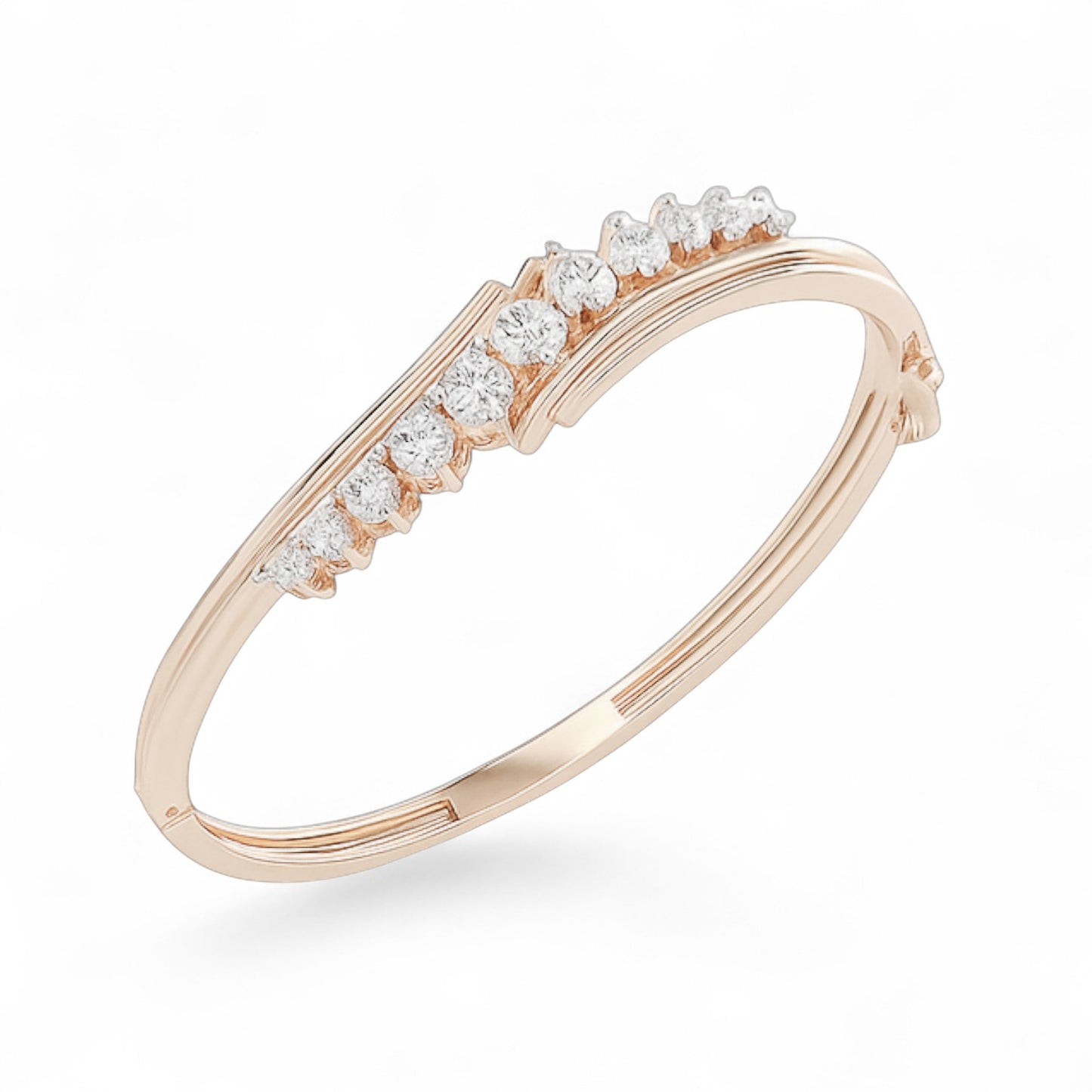Celestial Curve Diamond Bangle