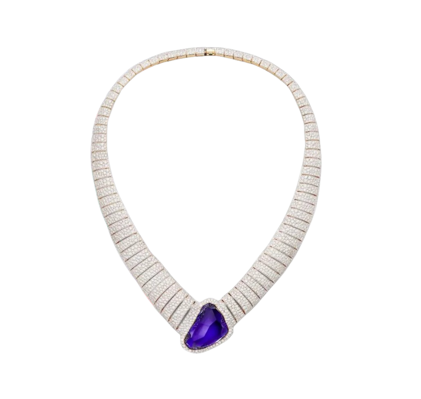 Assimetrico Tanzanite pave set 2025