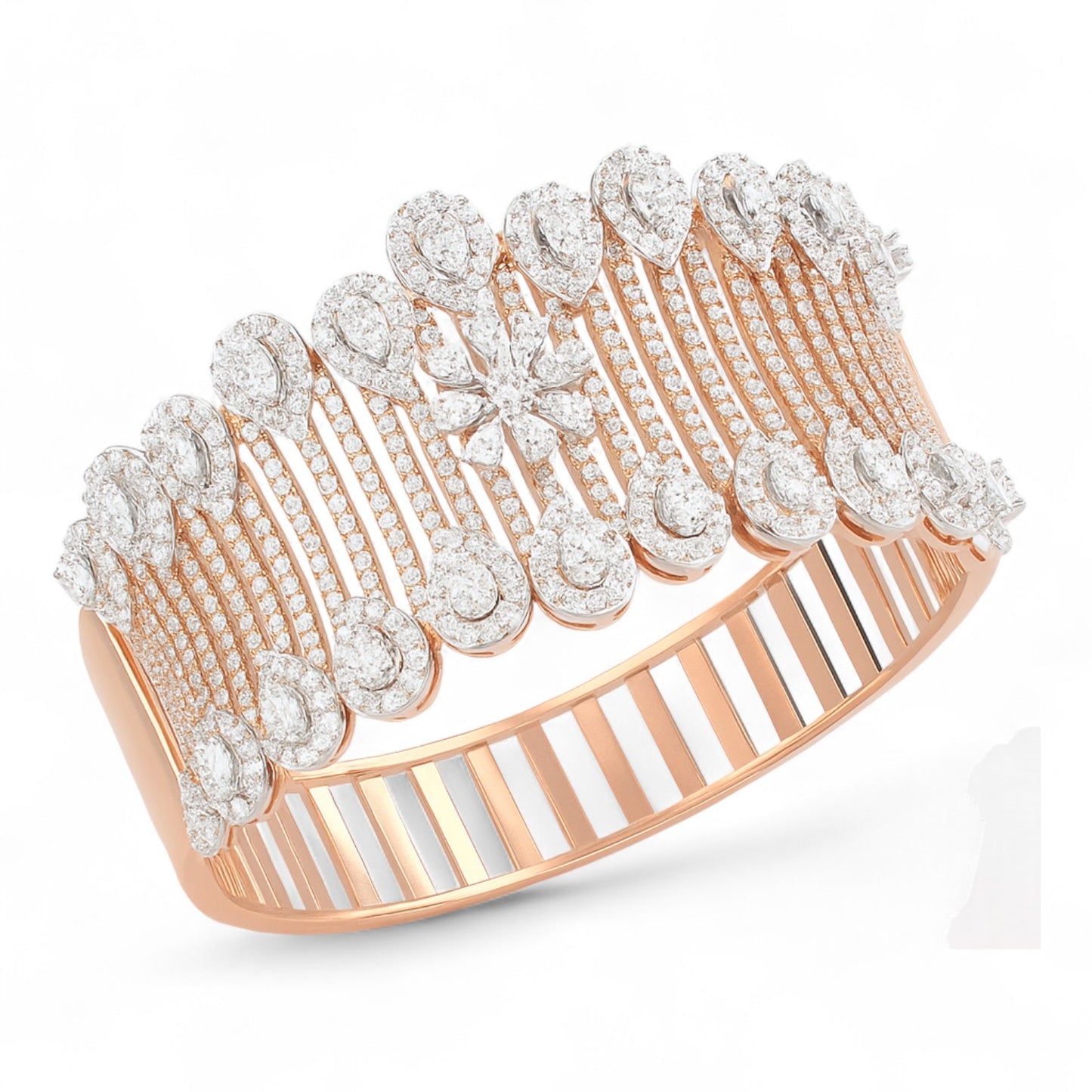 Diamond Majesty Cuff Bangle