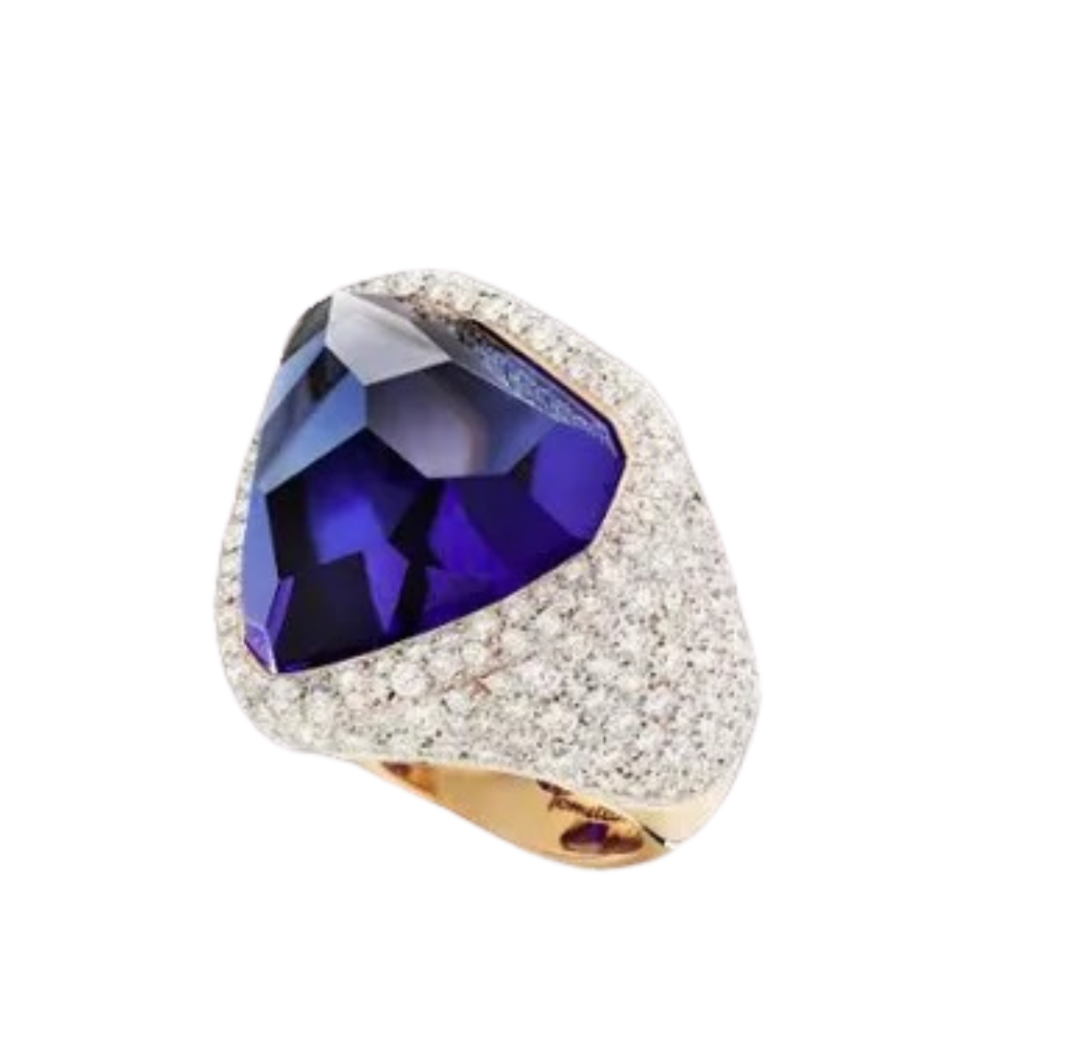 Assimetrico Tanzanite pave set 2025
