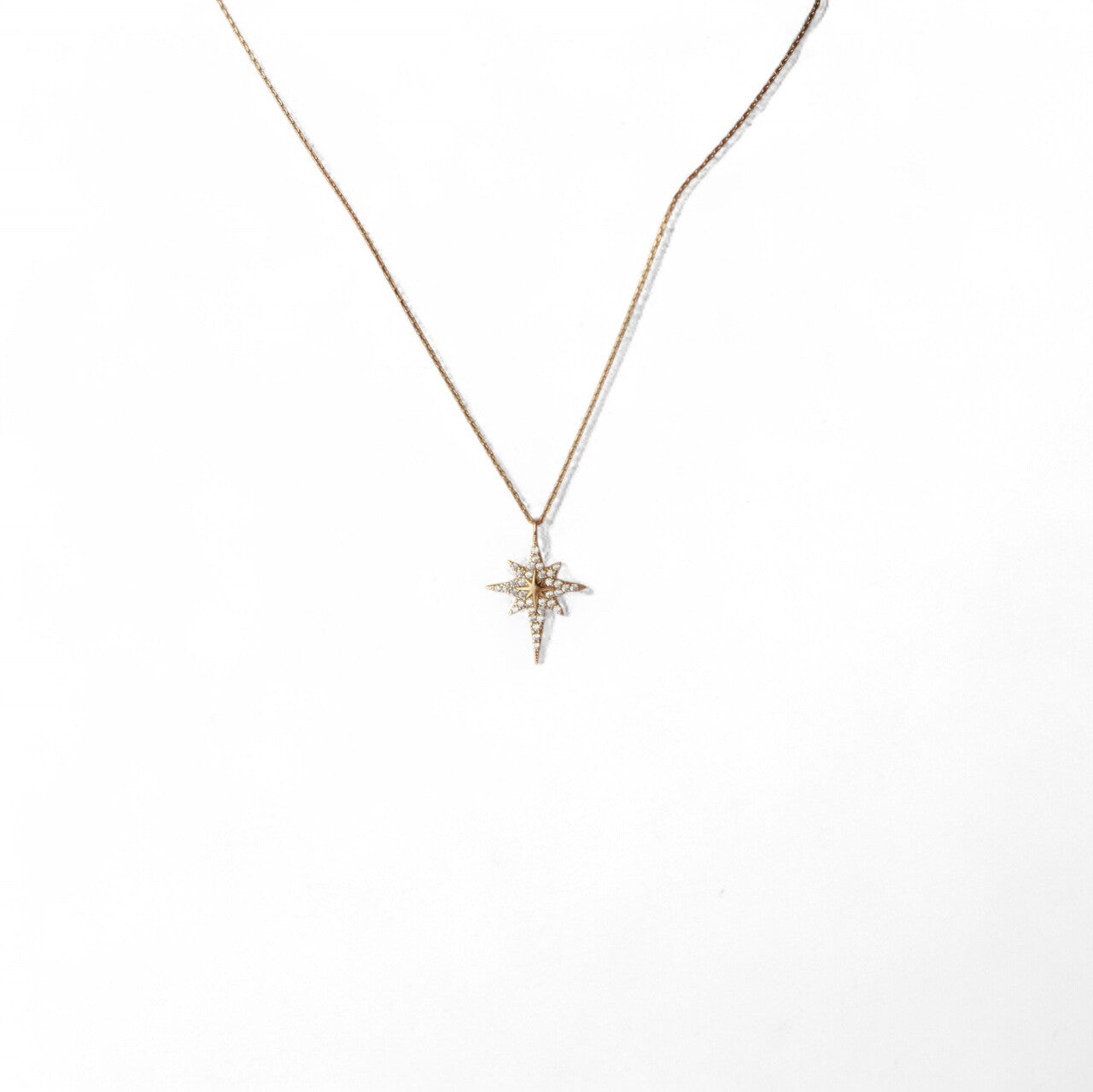 Mini Guiding Star Diamond Pendant