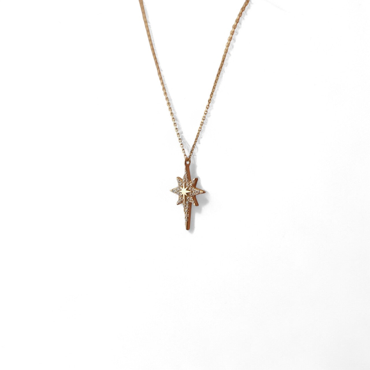 Mini Guiding Star Diamond Pendant