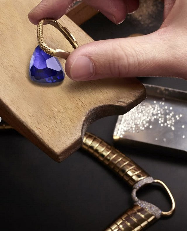 Assimetrico Tanzanite pave set 2025