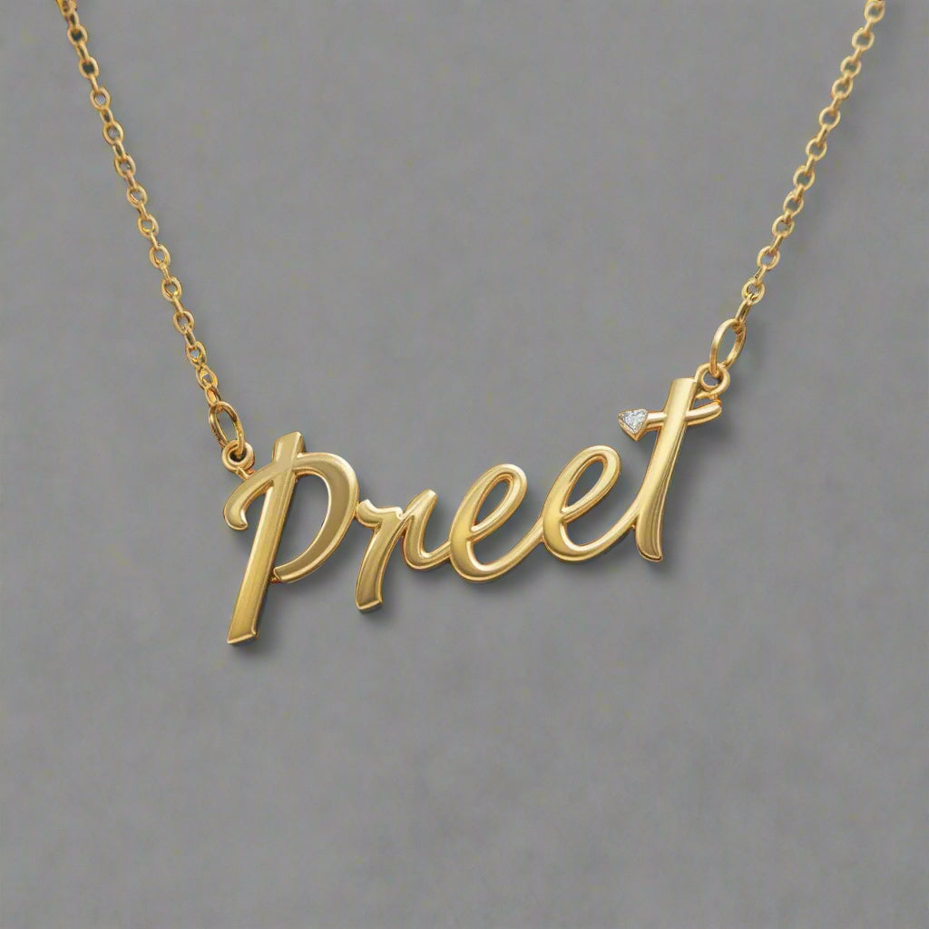 Bespoke name pendant