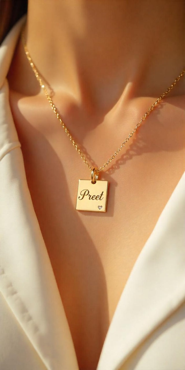 Bespoke name pendant