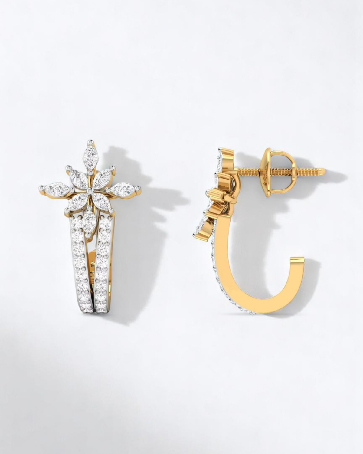 Bloosam Arc Stud Earrings