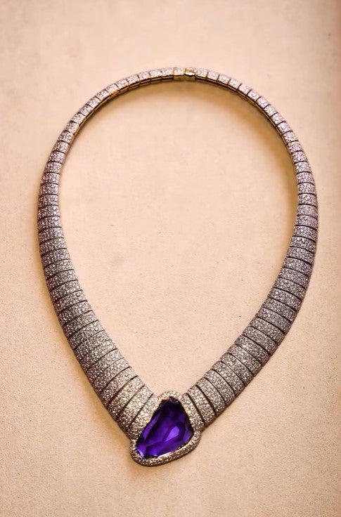 Assimetrico Tanzanite pave set 2025