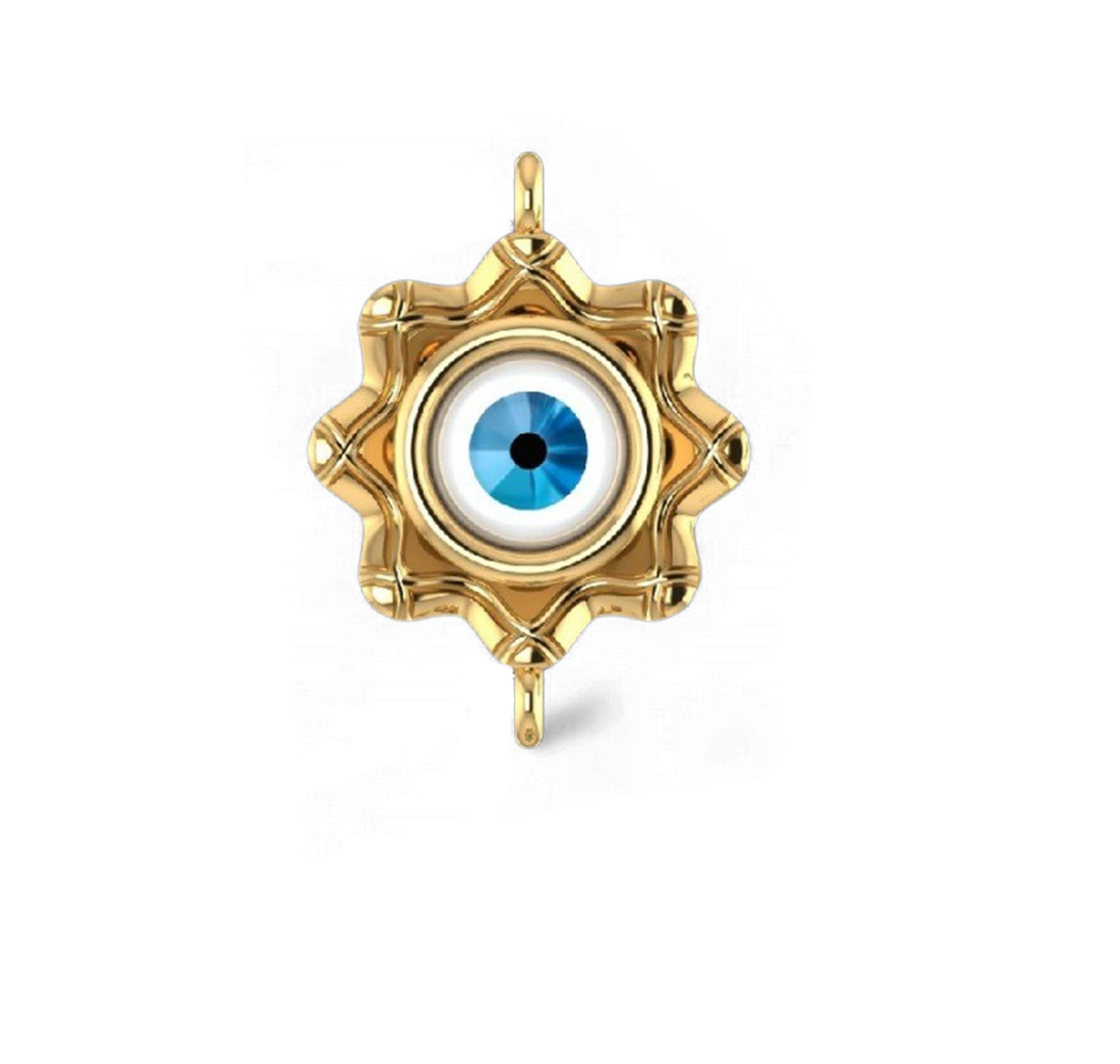 Blooming Evil Eye Chain Bracelet