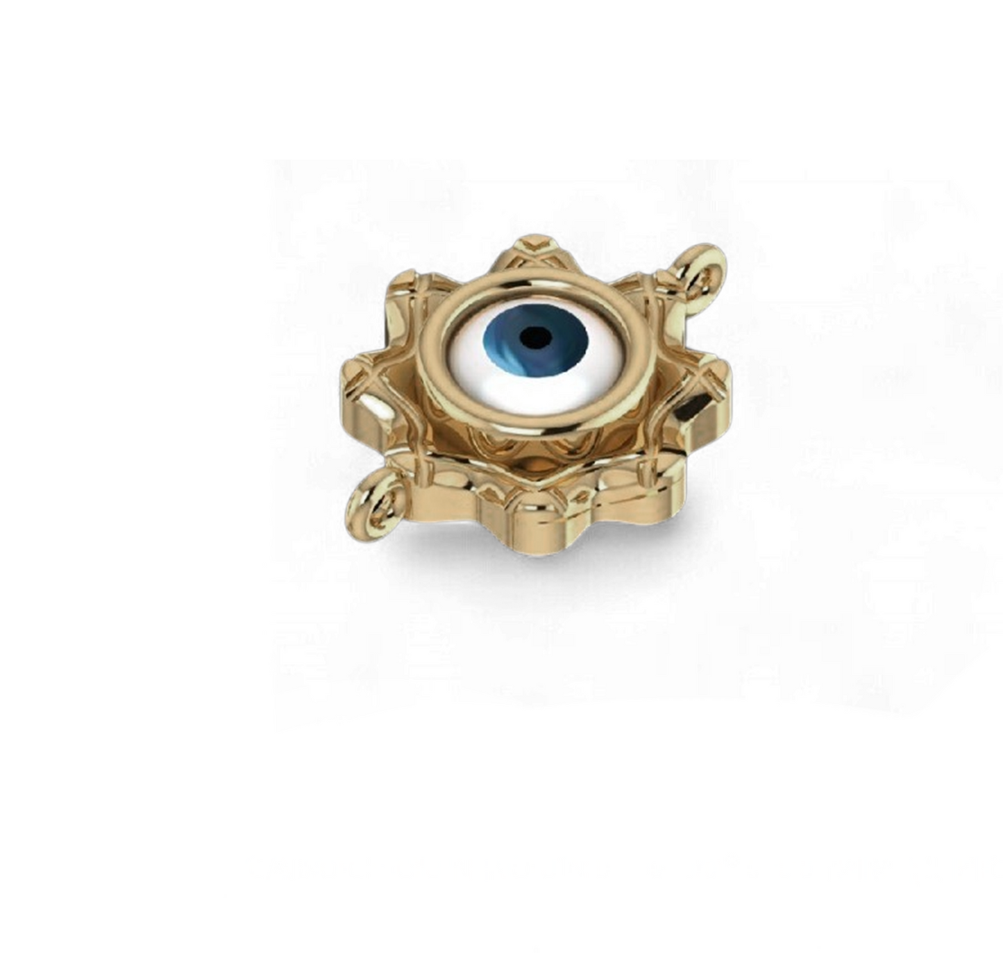 Blooming Evil Eye Chain Bracelet