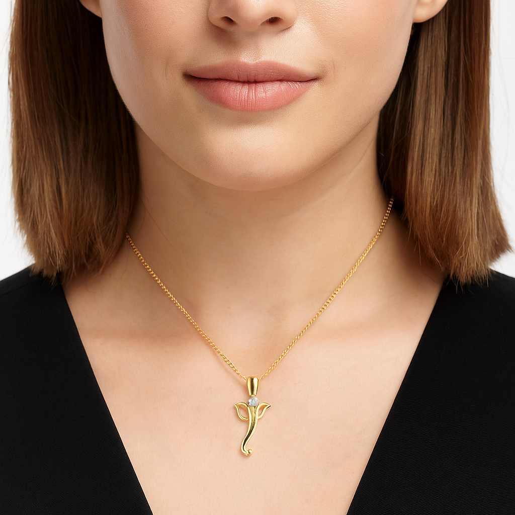 Charming Ganesha Diamond Pendant