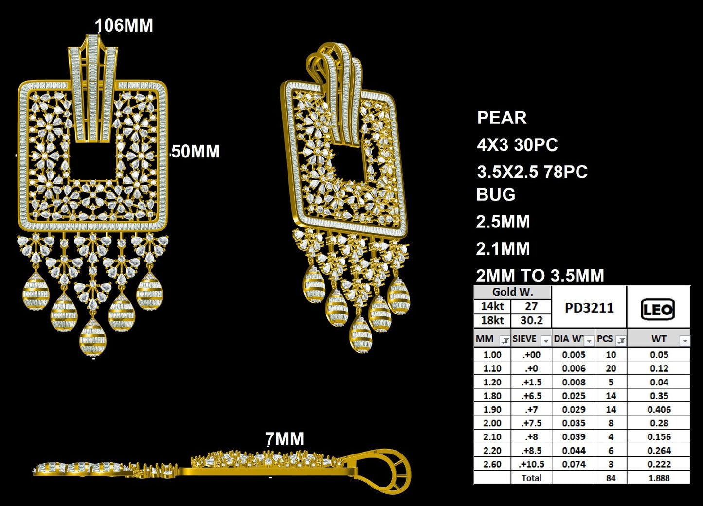 Royal Heirloom Diamond Pendant
