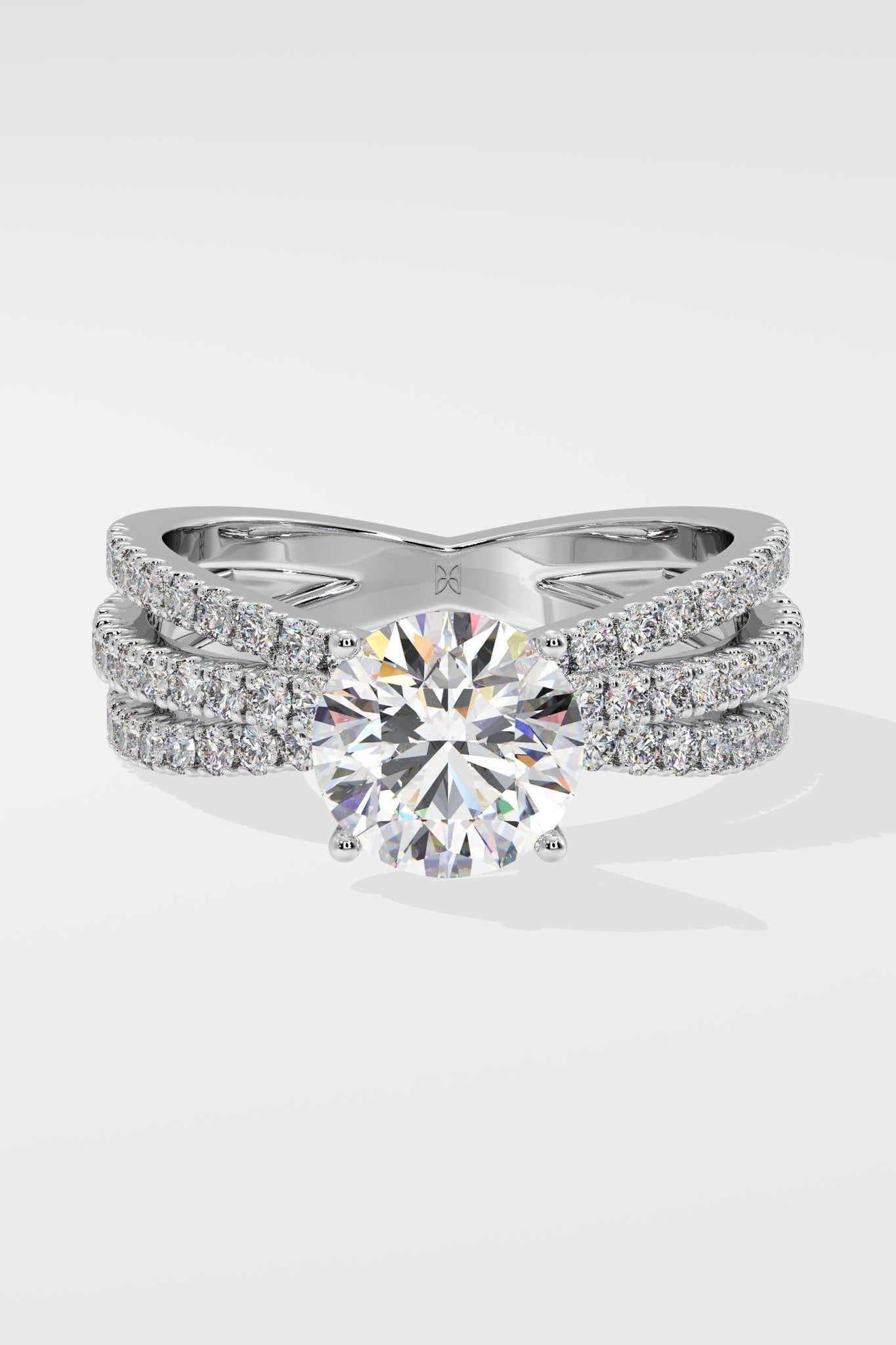 Multi streaks 1.5Ct Solitaire ring