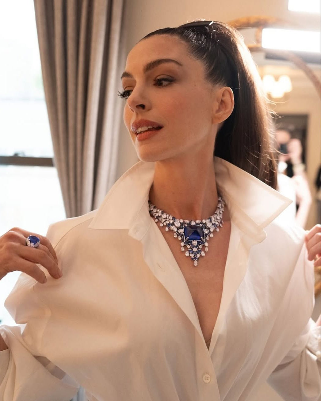 Giant Blue Saphhire Necklace
