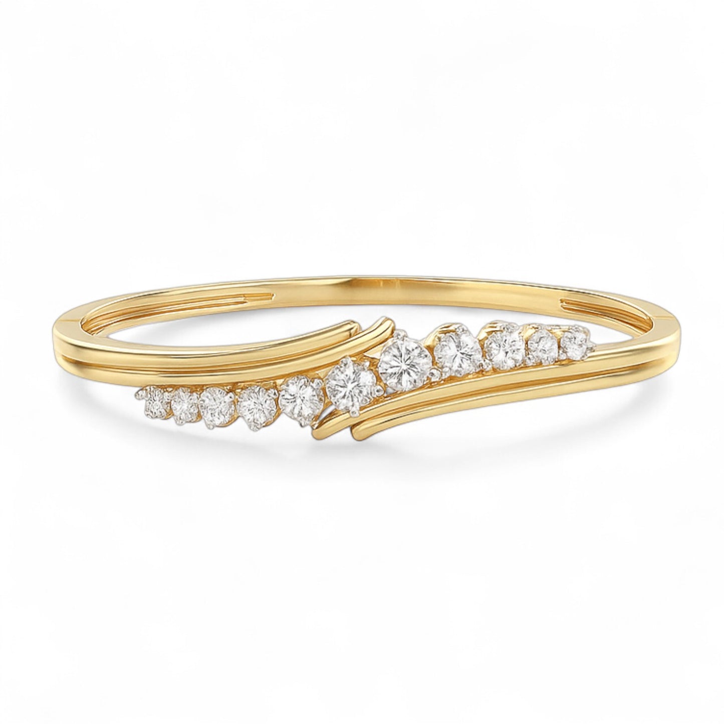 Celestial Curve Diamond Bangle