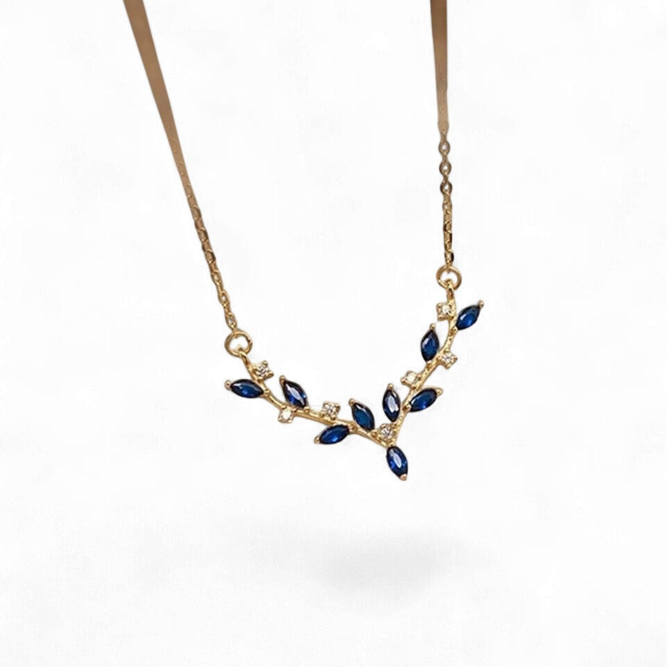 Blue Antler Wings Pendant