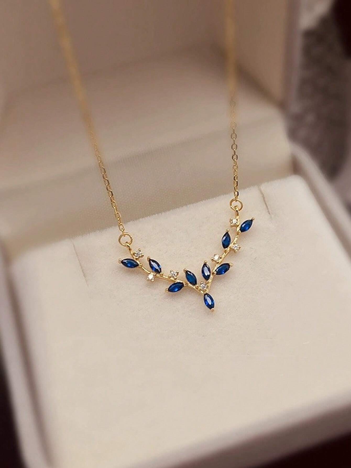 Blue Antler Wings Pendant
