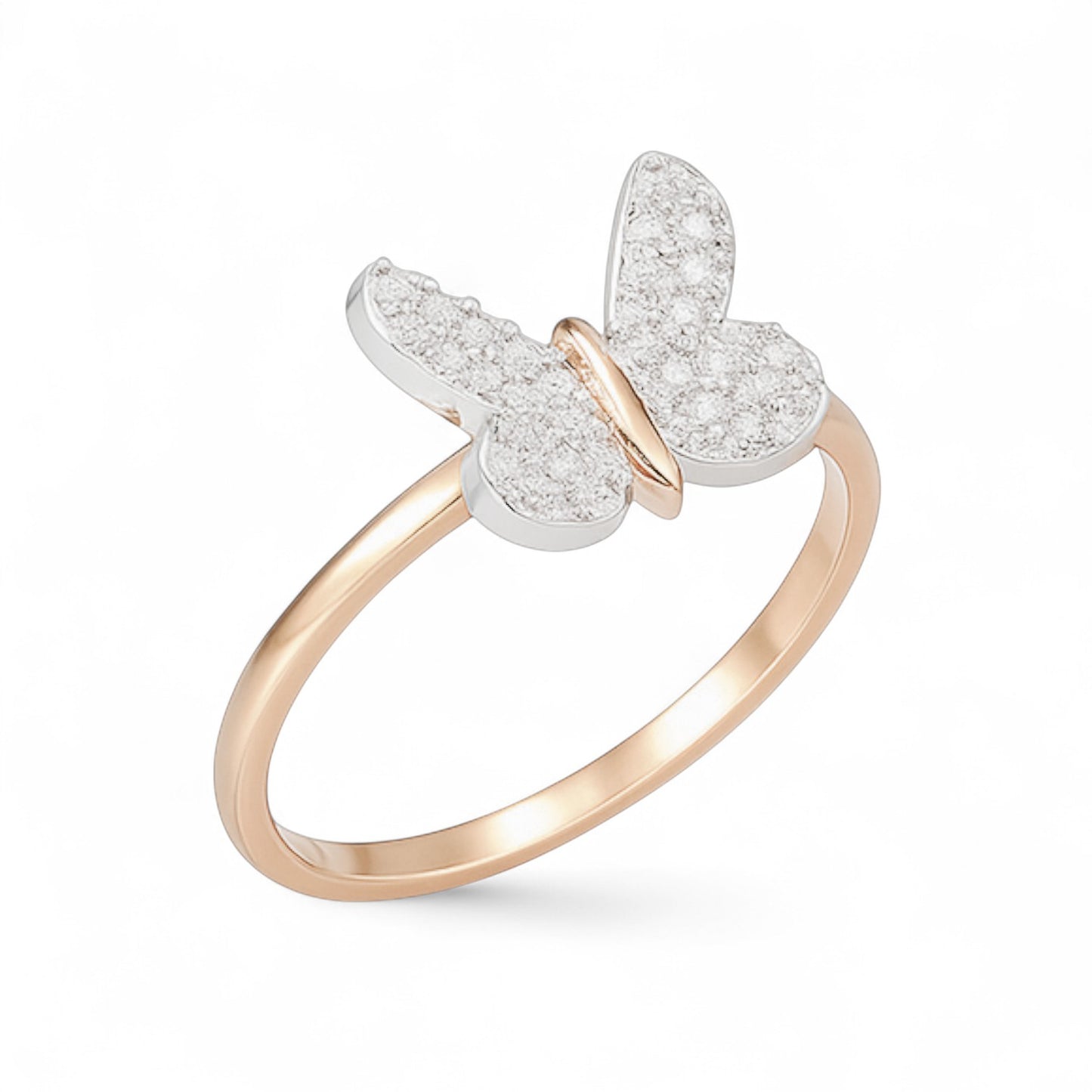 Butterfly Diamond Ring