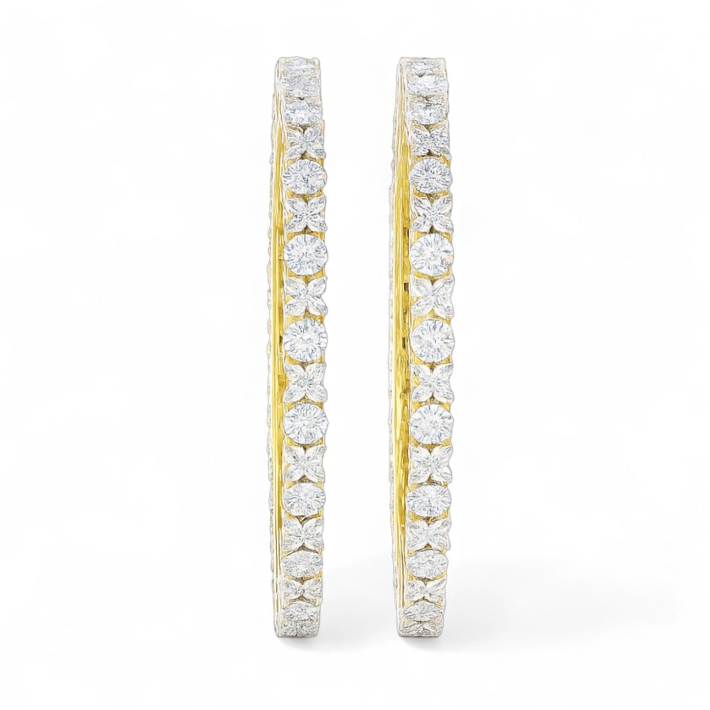 Heart Crown Diamond Bangle
