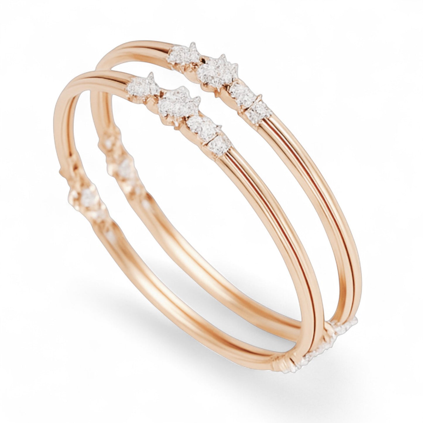 Star Cluster Diamond Bangle