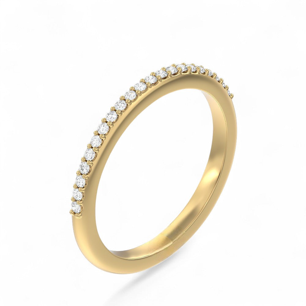 1.3Carat Princess Solitaire Stack Ring