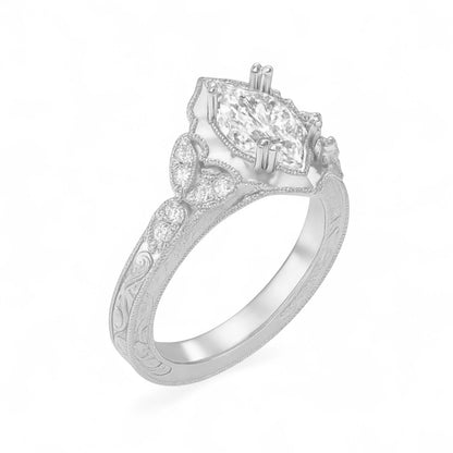 Vintage Marquise Diamond Ring