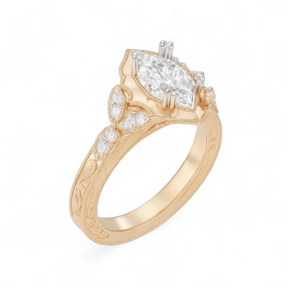 Vintage Marquise Diamond Ring