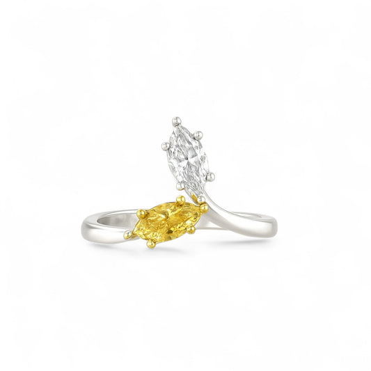 Two Stone Marquise Diamond Ring