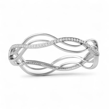 Twisted Harmony Gold Bangle