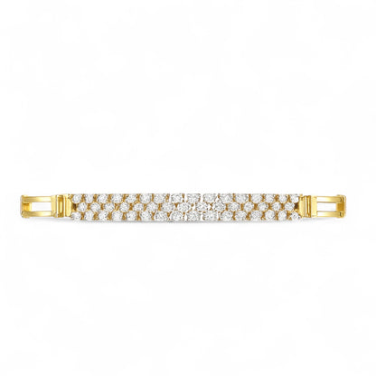 Classic Diamond Cluster Bangle