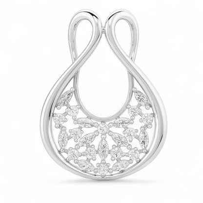 Blooming Marquise Diamond Pendant