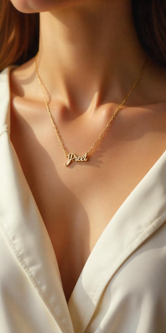 Bespoke name pendant