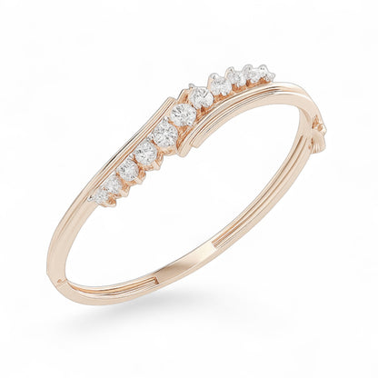 Celestial Curve Diamond Bangle