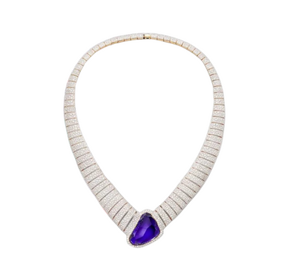 Assimetrico Tanzanite pave set 2025