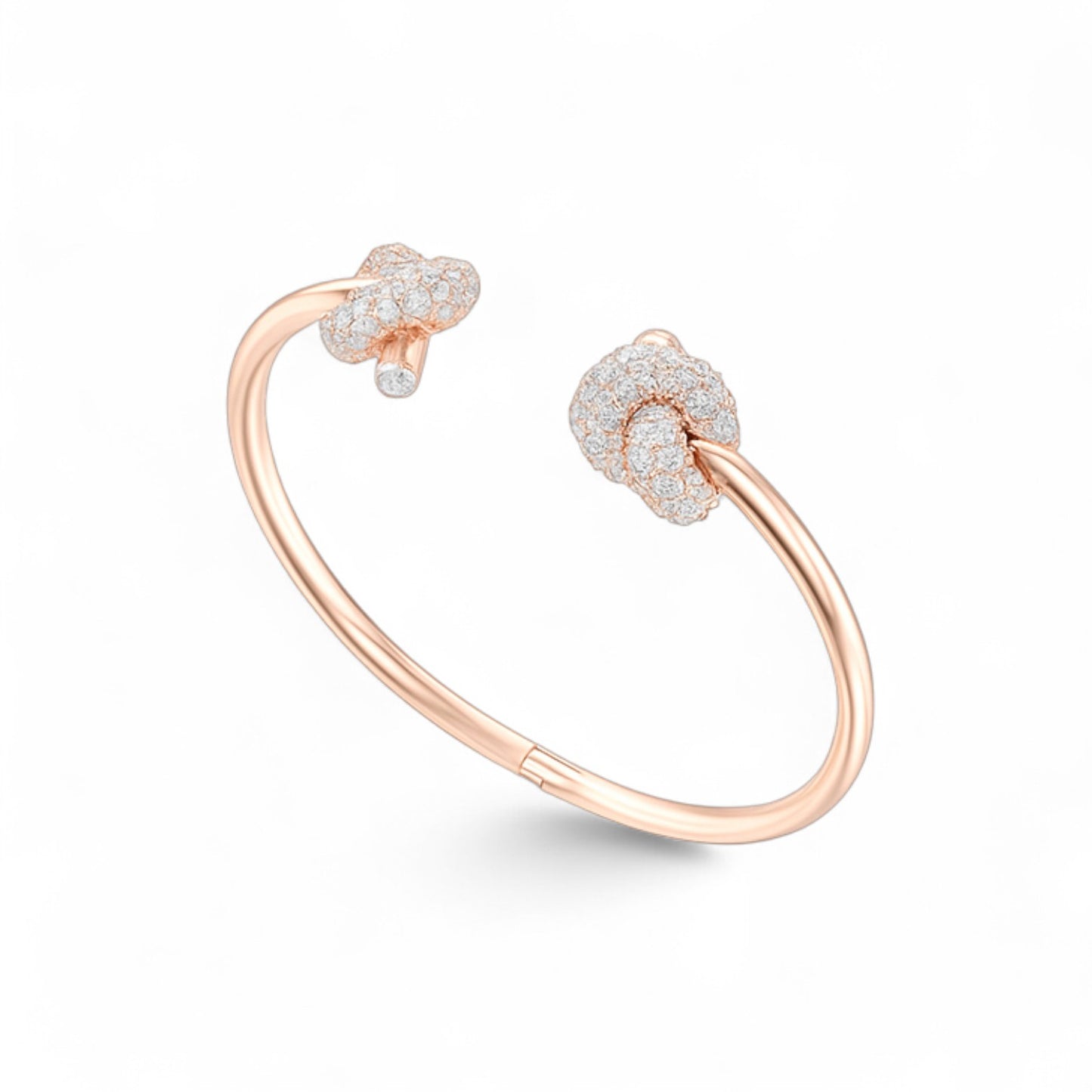 Diamond Knot Open Cuff Kadaa Bracelet