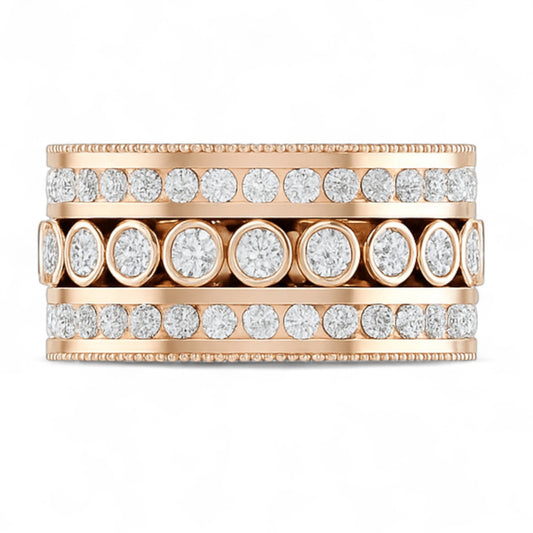 Royal Wide Eternity Band Ring