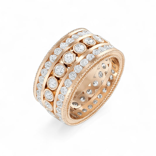 Royal Wide Eternity Band Ring