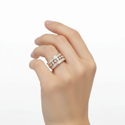 Royal Wide Eternity Band Ring