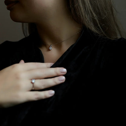 Round Solitaire Pendant