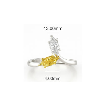 Two Stone Marquise Diamond Ring
