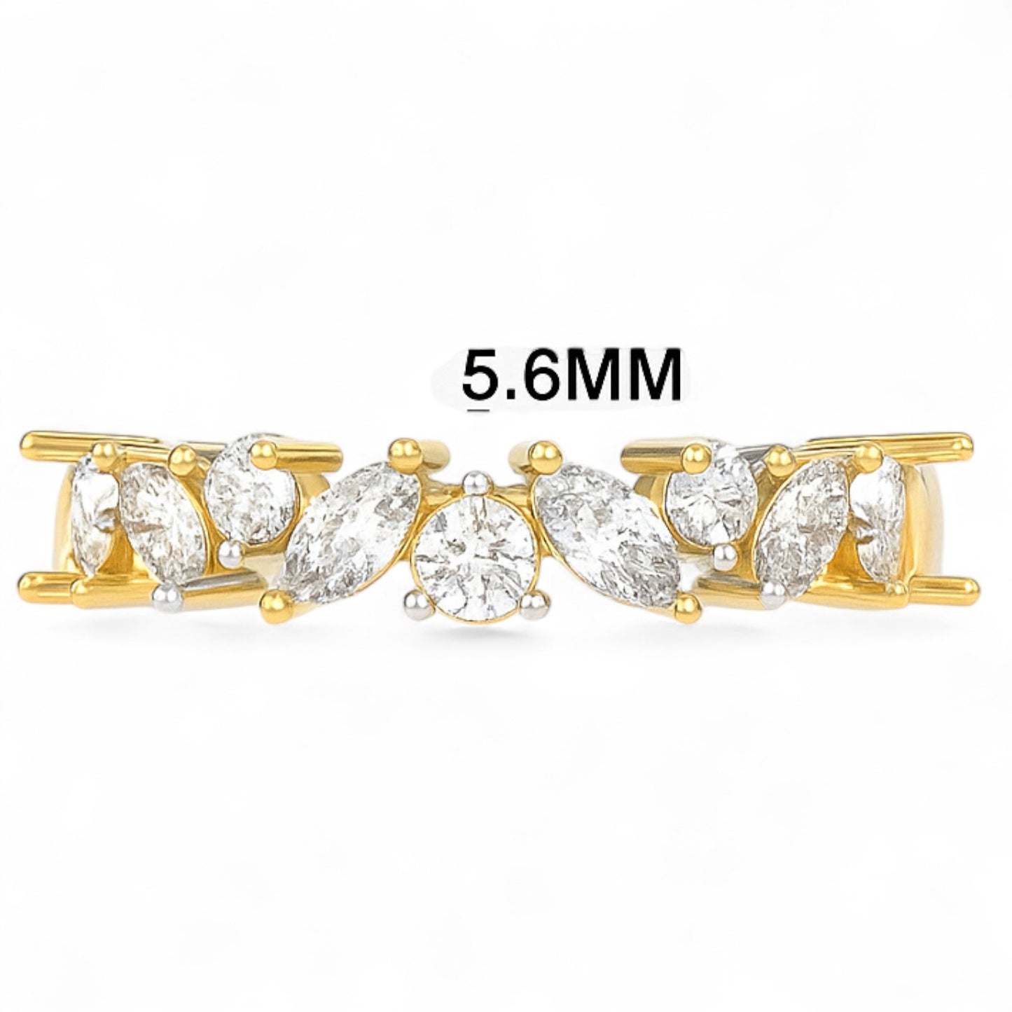 Marquise Cluster Diamond Band Ring