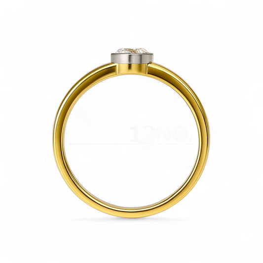 Bezel Solitaire Ring
