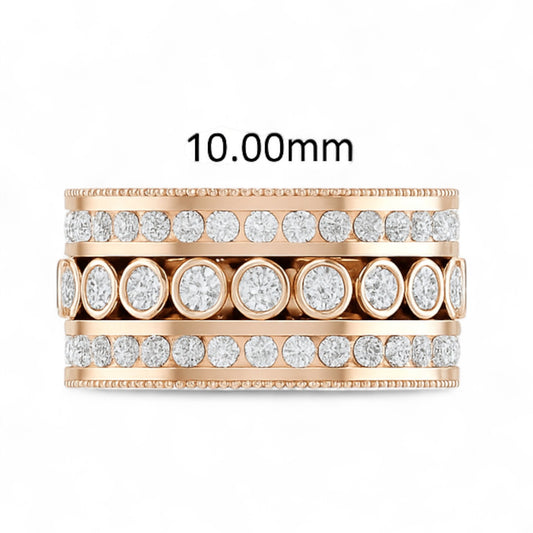 Royal Wide Eternity Band Ring