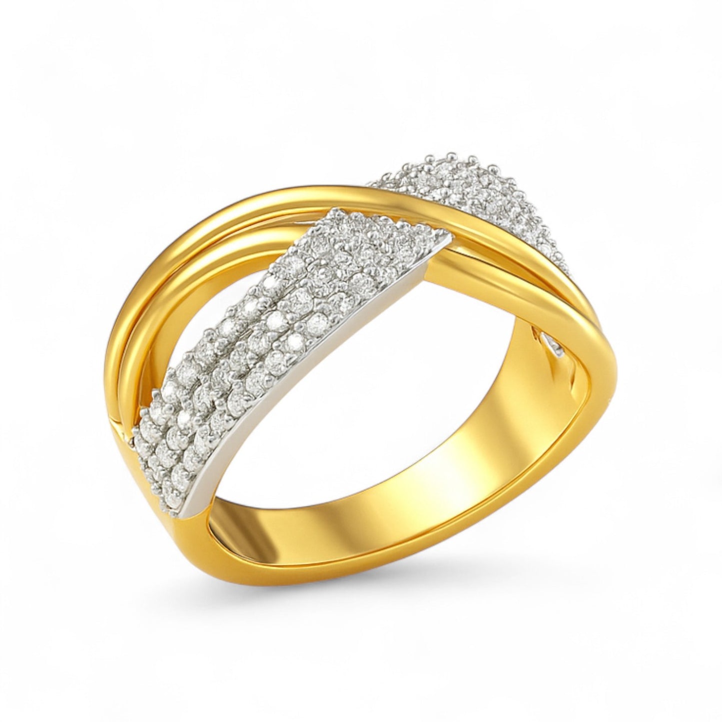 Infinity Twist Diamond Ring