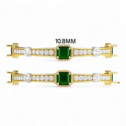 Emerald Majesty Diamond Bangle