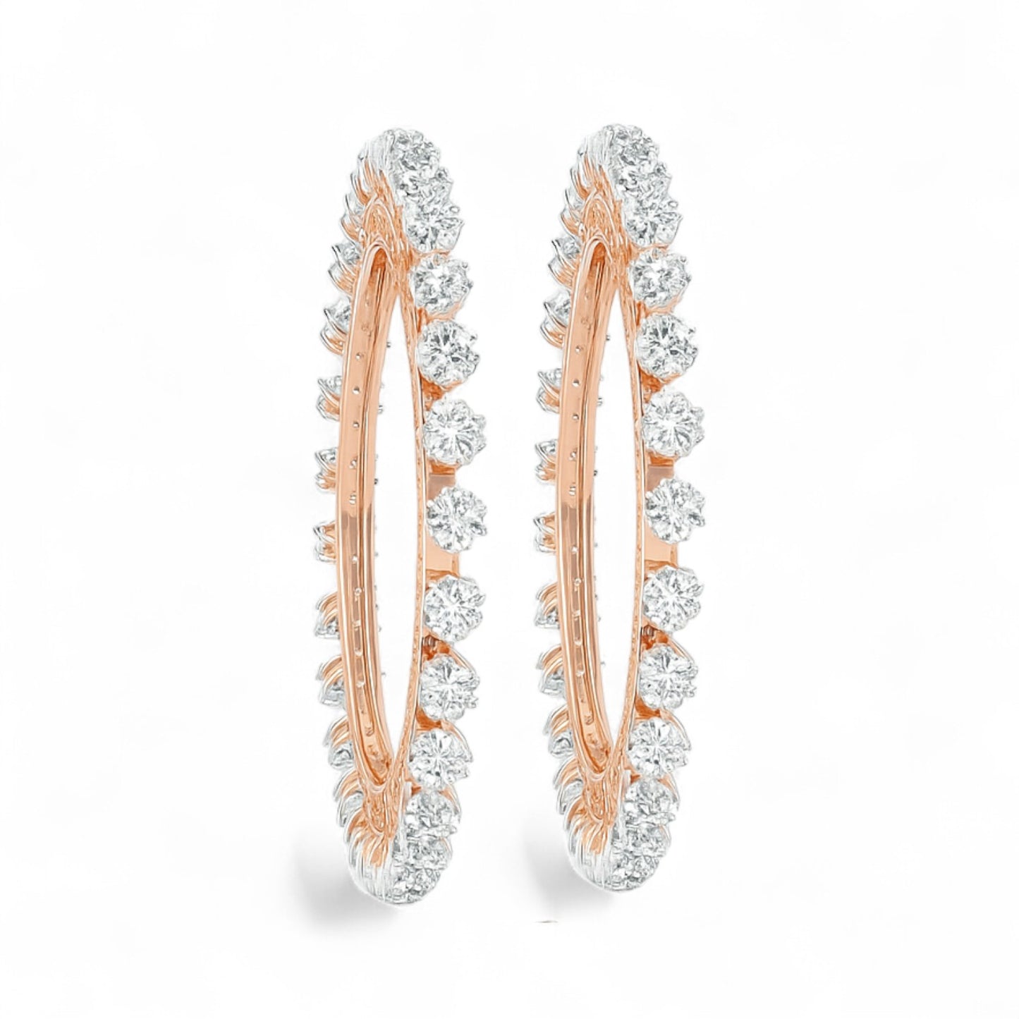 Regal Rose Cut Diamond Heritage Bangle