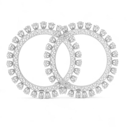 Regal Rose Cut Diamond Heritage Bangle