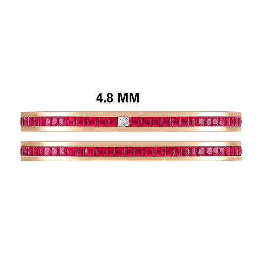 Princess Ruby Line Bangle