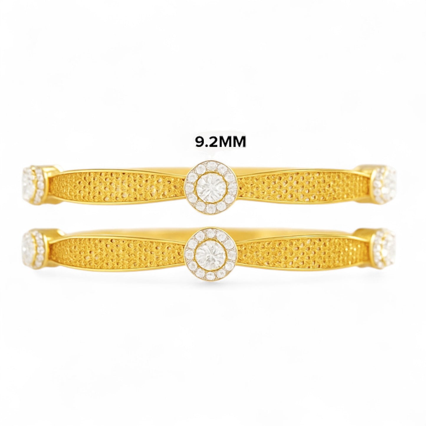 Regal Medallion Diamond Bangle
