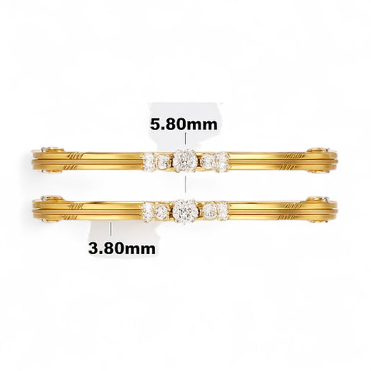 Star Cluster Diamond Bangle