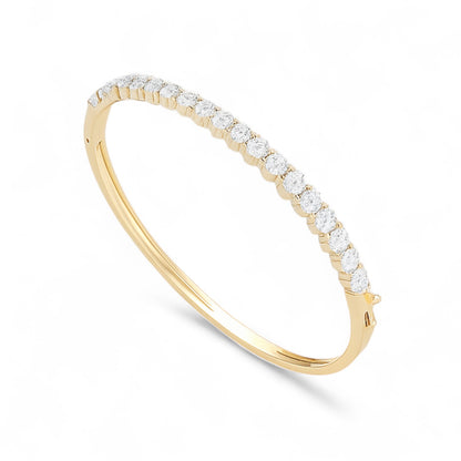 Classic Diamond Line Bangle